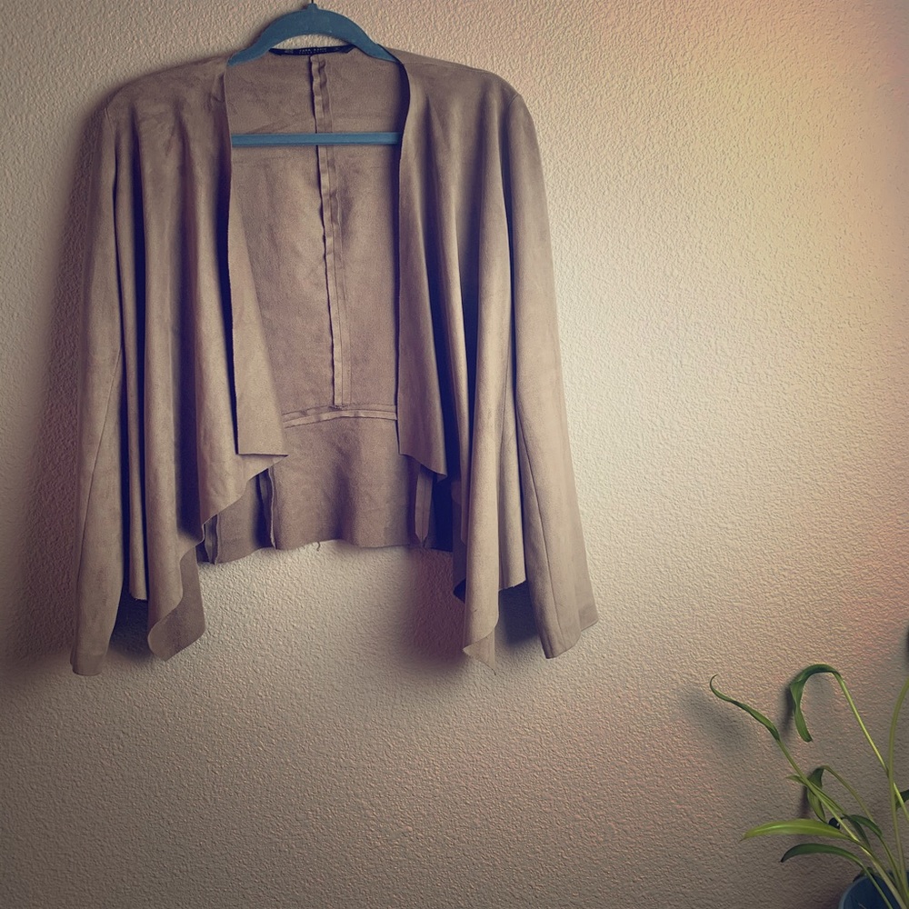 Zara Basic Suede Jacket - image 1